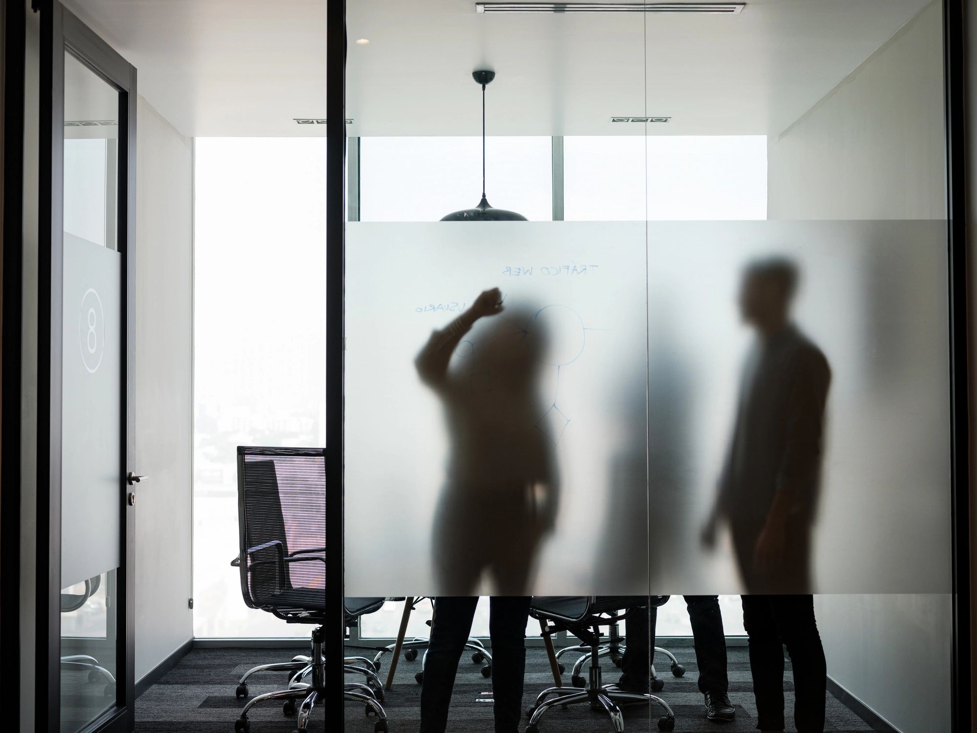 Marketing team planning strategy in an office